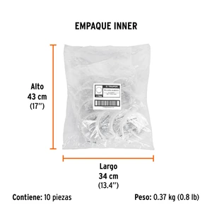 Truper Abrazadera de plástico completa para fumigadora FM-425