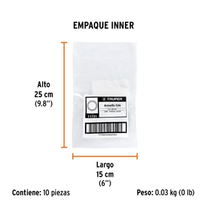 O ring grande para cilindro para fumigadora FM-425, Truper