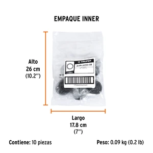 Anillo pistón completo para fumigadora FM425, Truper
