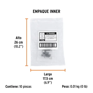 Truper Bolsa con 2 arosellos para vástago N para fumigador FM-425