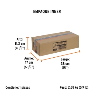 Cepillo para carpintero #5 base lisa, Truper