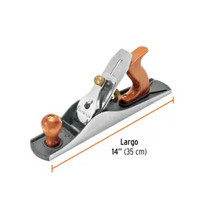 Cepillo para carpintero #5 base lisa, Truper