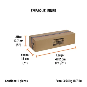 Cepillo para carpintero #6 base lisa, Truper