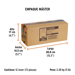 Adaptador para matraca de cuadro 3/8