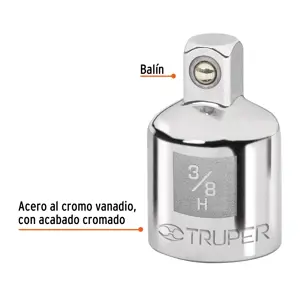 Adaptador para matraca de cuadro 3/8