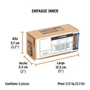 Adaptador para matraca de cuadro 1/4
