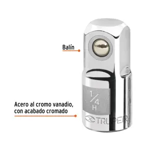 Adaptador para matraca de cuadro 1/4