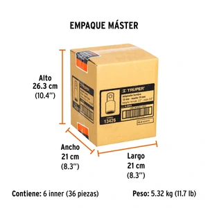Adaptador para matraca de cuadro 1/2