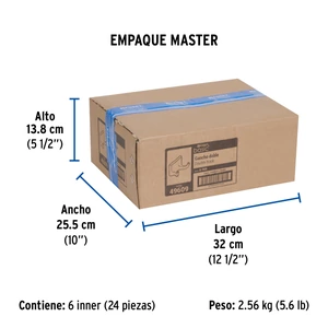 Foset Gancho doble para toallas, metálico, cromo, BASIC