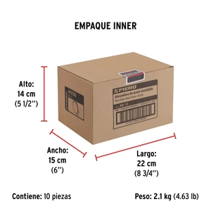 Fiero Bolsa c/10 abrazaderas sin fin reforzadas # 12, 5/8 - 1-1/4