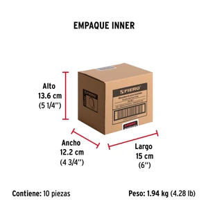 Fiero Bolsa c/10 abrazaderas sin fin reforzadas # 4, 3/8 - 5/8