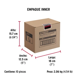 Fiero Bolsa c/10 abrazaderas sin fin reforzadas #7, 9/16 - 1-1/16