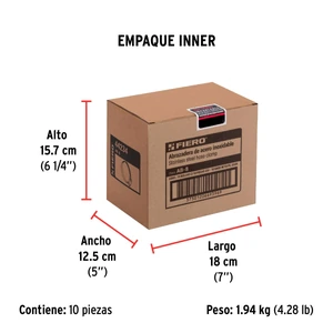 Fiero Bolsa c/10 abrazaderas sin fin reforzadas # 8, 5/8 - 7/8