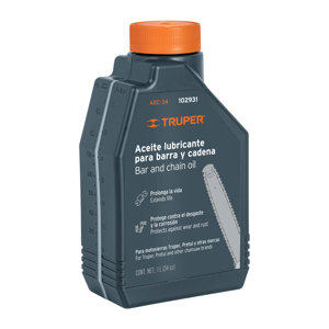 102931 / ABC-34 Aceite lubricante para barra y cadena de motosierra, Truper