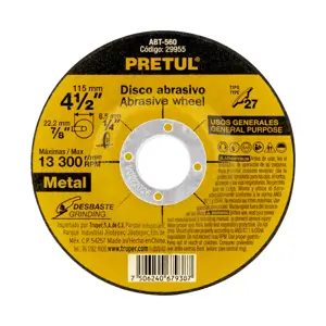 29955 / ABT-560 Disco Tipo 27 de 4-1/2