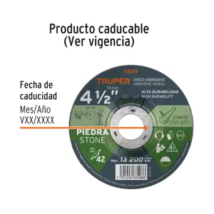 Truper Disco Tipo 42 de 4-1/2