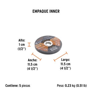 Disco de 4-1/2
