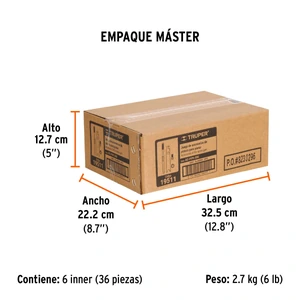 Truper Accesorios (llave, cepillo, tuerca y espiga) p/PIPI-26 y 27