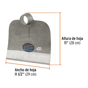 Azadón Centroamericano 3.5 lb sin mango, TRUPER