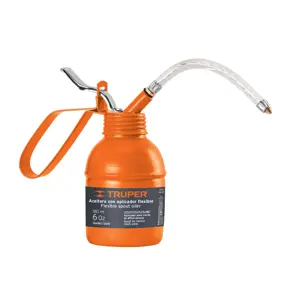 14870 / ACEF-180 Aceitera de 180 ml (6 oz) con aplicador flexible, Truper
