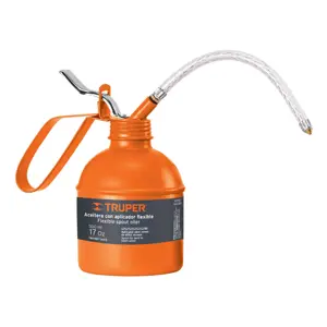 14874 / ACEF-500 Aceitera de 500 ml (17 oz) con aplicador flexible, Truper