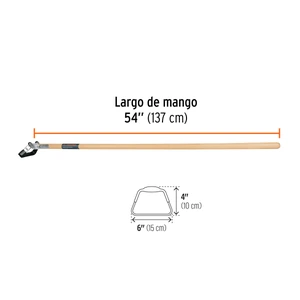 Deshierbador, mango de 54
