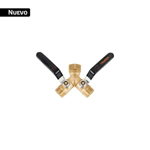 104200 / AD-2L Conector 'Y' 3/4' cuerpo robusto con tuerca móvil p/manguera