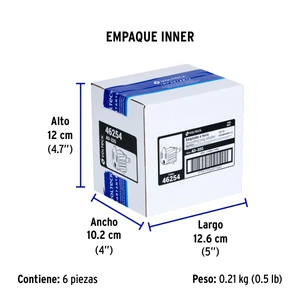 Bolsa con 2 adaptadores 3 a 2 grises, Volteck