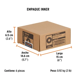 Truper Adaptador para discos abrasivos 4