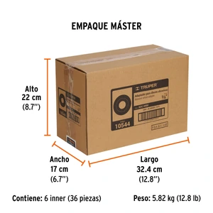 Truper Adaptador para discos abrasivos 4