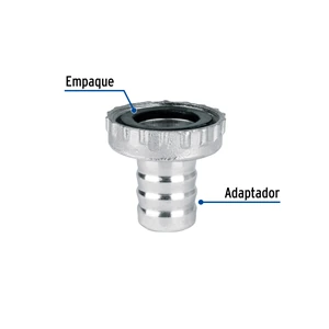 Adaptador metálico 1/2