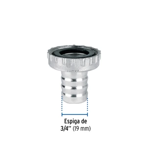 Adaptador metálico 1/2