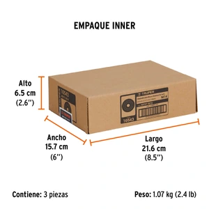 Truper Adaptador para discos abrasivos 7