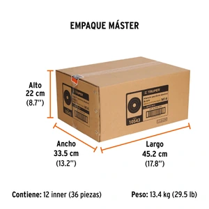 Truper Adaptador para discos abrasivos 7