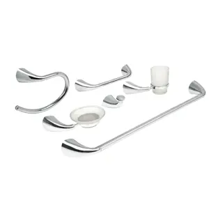 49640 / AEA-7000 Juego de 6 accesorios para baño metálicos, Foset Aero