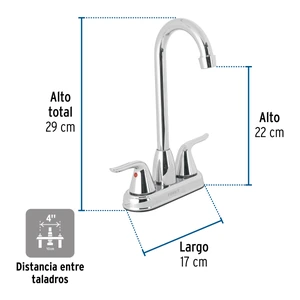 Mezcladora lavabo 4