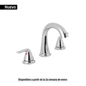 44899 / AEM-92 Mezcladora lavabo taladros separados, cromo, FOSET AERO