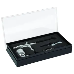 11859 / AERO-30 Pistola aerográfica de gravedad vaso multiposición, Truper