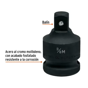 Adaptador de impacto 1/2