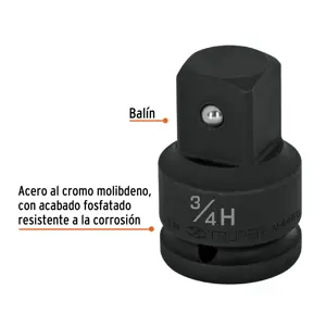 Adaptador de Impacto 3/4