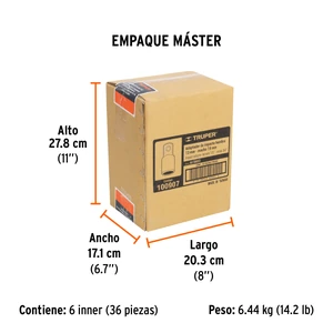 Adaptador de impacto 1/2