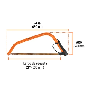 Arco jardinero tubular de 21
