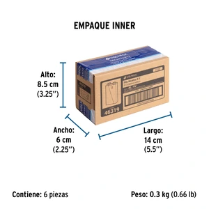 Blíster con 1 pila alcalina 9V, VOLTECK