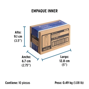 Blíster con 4 pilas alcalinas AAA, VOLTECK