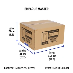 Blíster con 2 pilas alcalinas C, VOLTECK