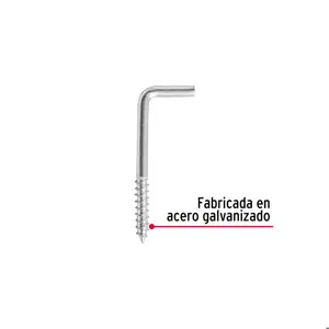 Bolsa con 144 alcayatas roscadas de 18 X 50, Fiero