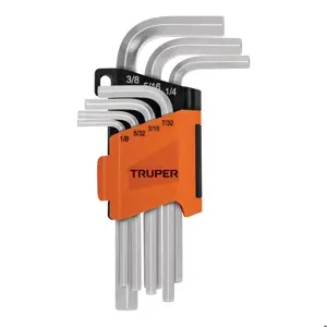 15533 / ALE-7P Truper Juego 7 llaves allen std punta hexagonal con organizador