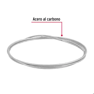 Fiero Rollo de 30 g de alambre galvanizado calibre 14.5, en bolsa