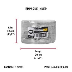 Kilo de alambre galvanizado, calibre 16, FIERO
