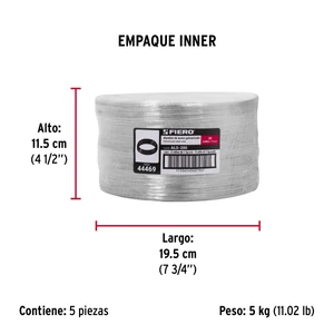 Kilo de alambre galvanizado, calibre 20, FIERO